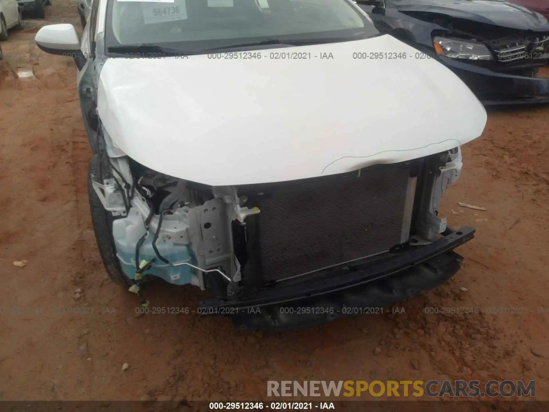 6 Фотография поврежденного автомобиля 5YFEPRAE5LP104655 TOYOTA COROLLA 2020