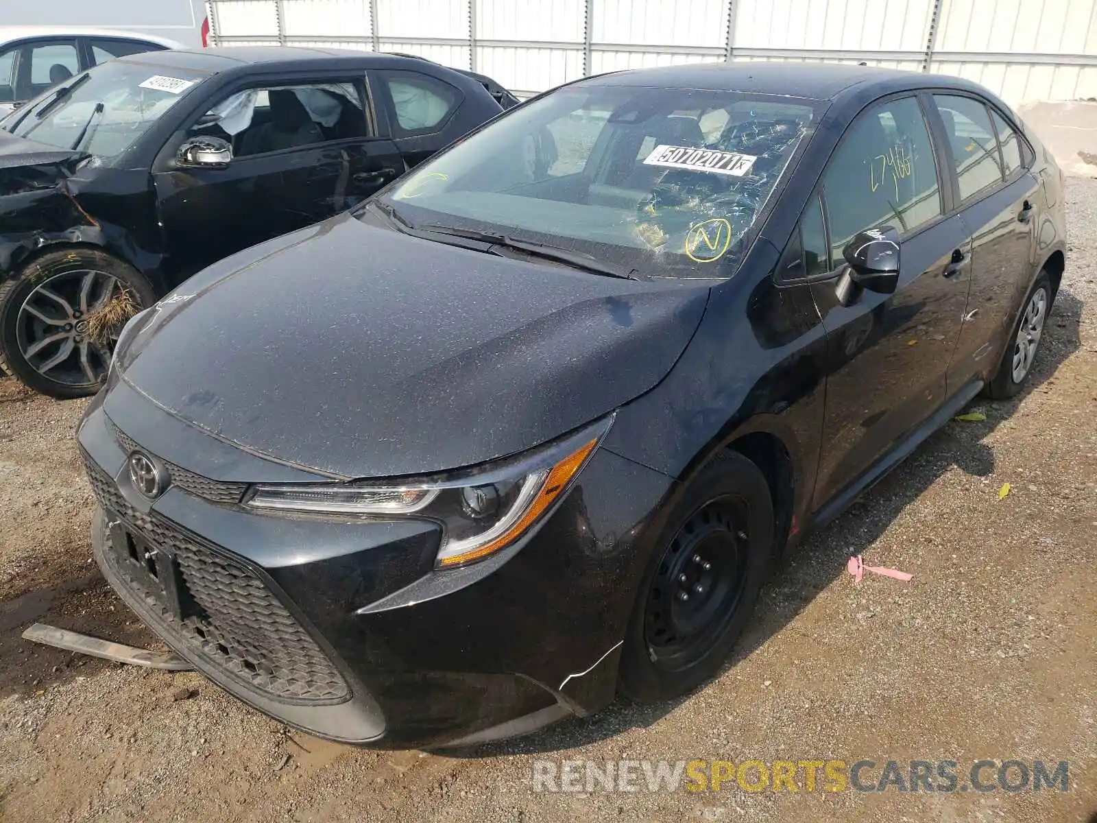 2 Photograph of a damaged car 5YFEPRAE5LP104932 TOYOTA COROLLA 2020