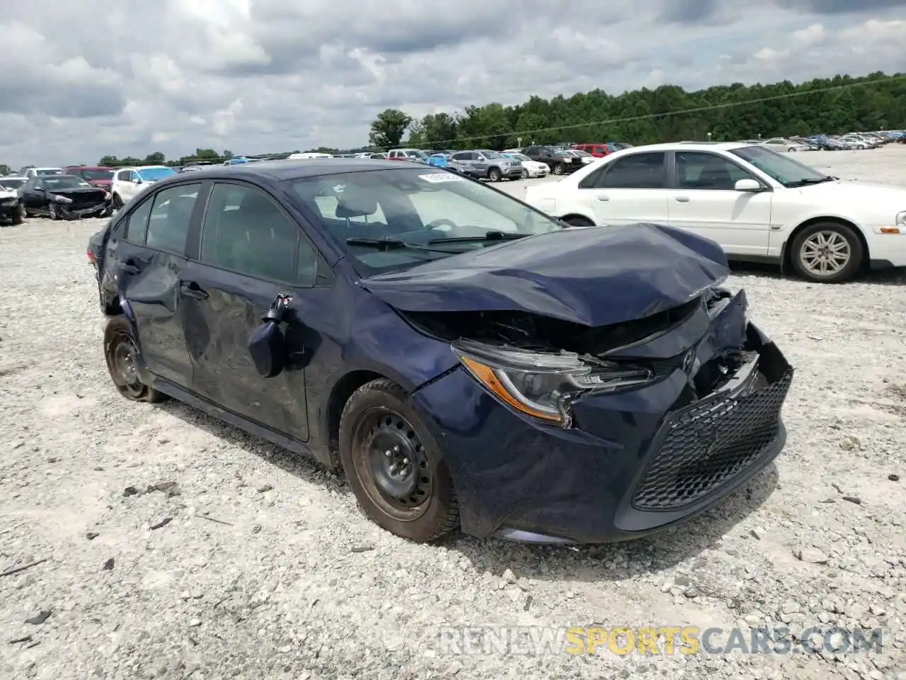 1 Photograph of a damaged car 5YFEPRAE5LP105210 TOYOTA COROLLA 2020