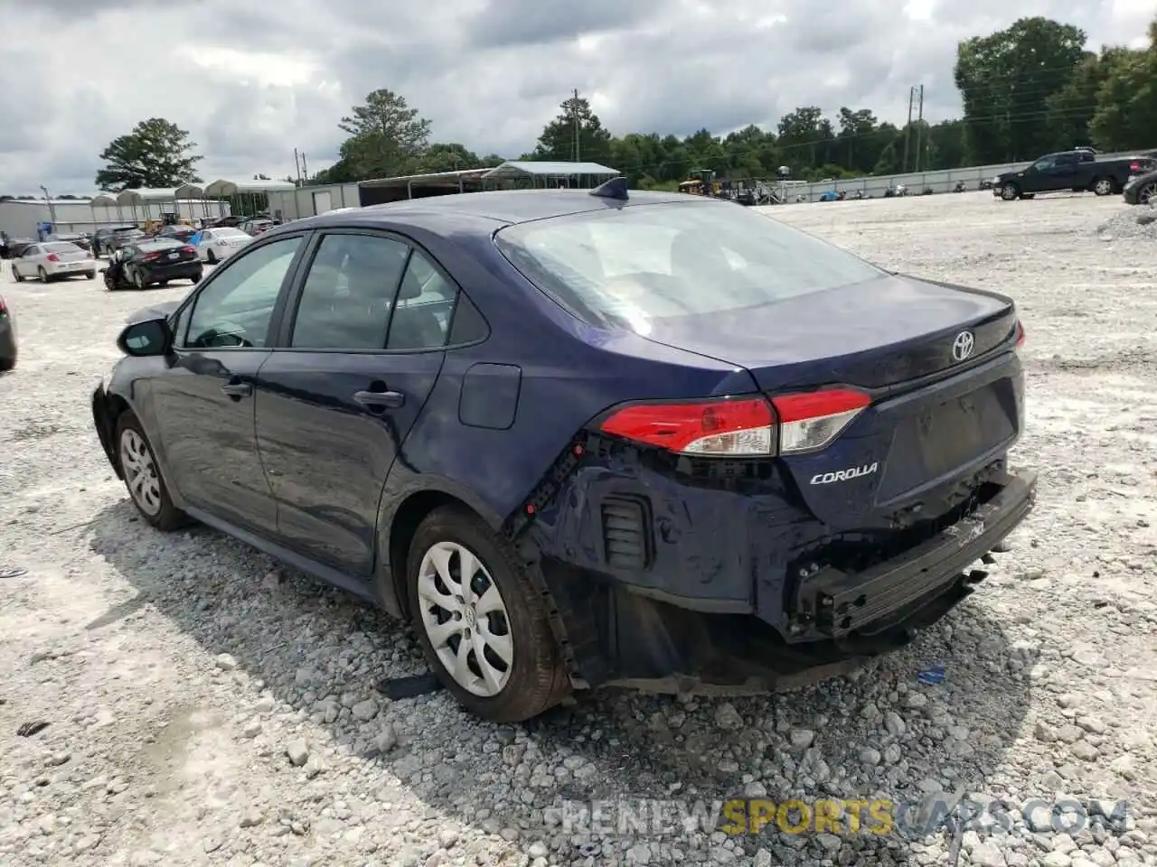 3 Photograph of a damaged car 5YFEPRAE5LP105210 TOYOTA COROLLA 2020