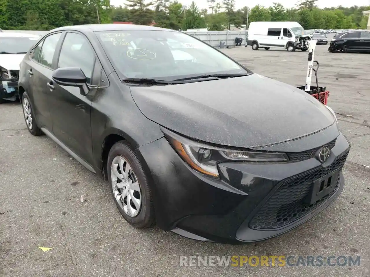 1 Photograph of a damaged car 5YFEPRAE5LP105286 TOYOTA COROLLA 2020