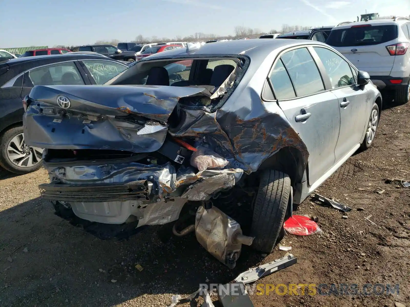 4 Фотография поврежденного автомобиля 5YFEPRAE5LP105580 TOYOTA COROLLA 2020