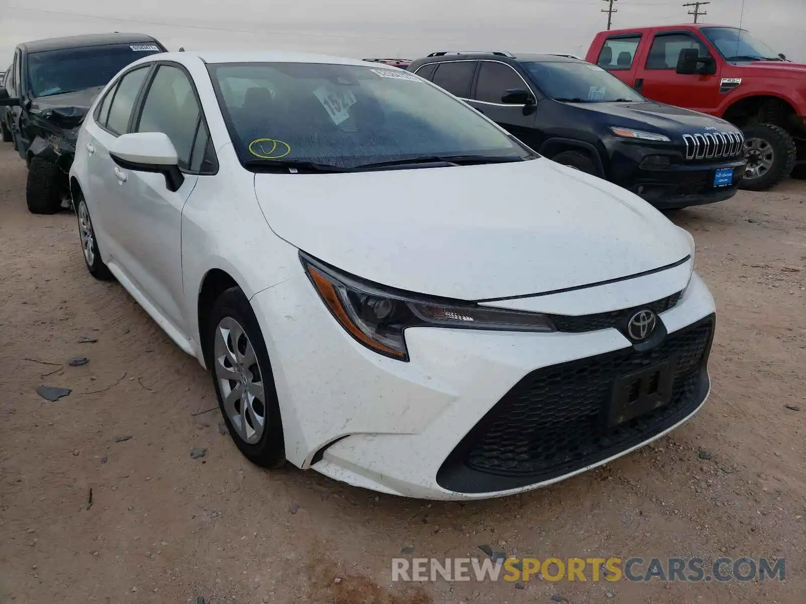 1 Photograph of a damaged car 5YFEPRAE5LP106020 TOYOTA COROLLA 2020