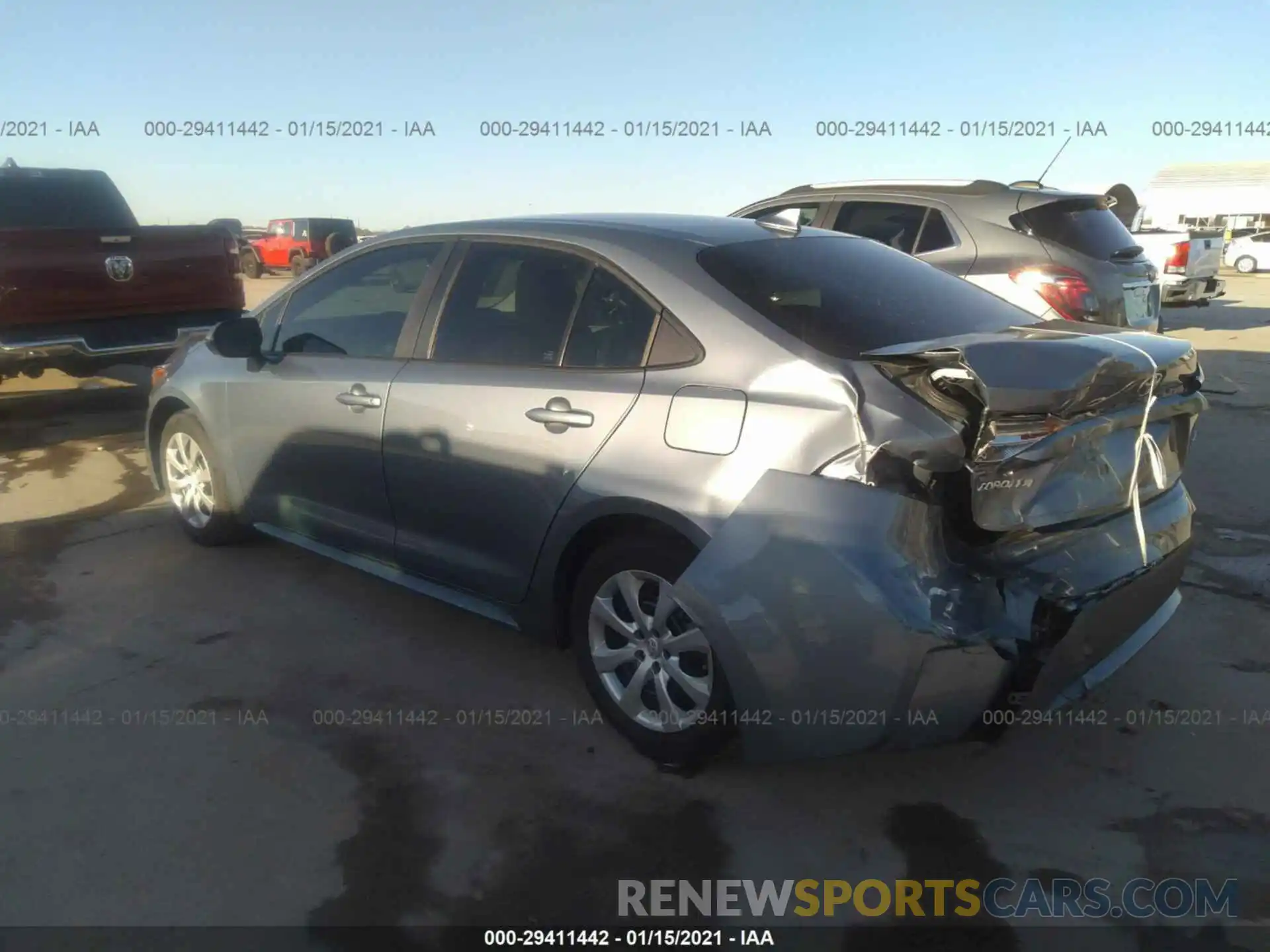 3 Photograph of a damaged car 5YFEPRAE5LP107118 TOYOTA COROLLA 2020