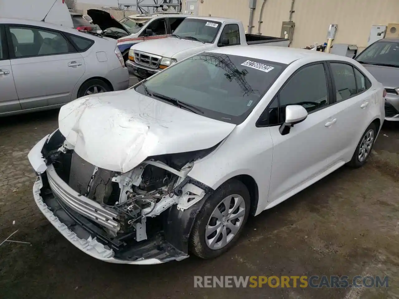 2 Photograph of a damaged car 5YFEPRAE5LP107538 TOYOTA COROLLA 2020