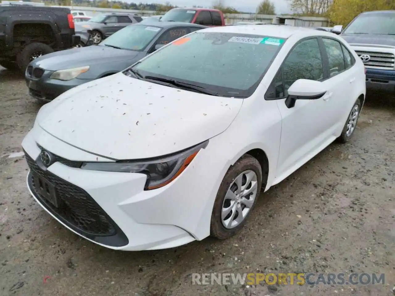 2 Photograph of a damaged car 5YFEPRAE5LP107622 TOYOTA COROLLA 2020