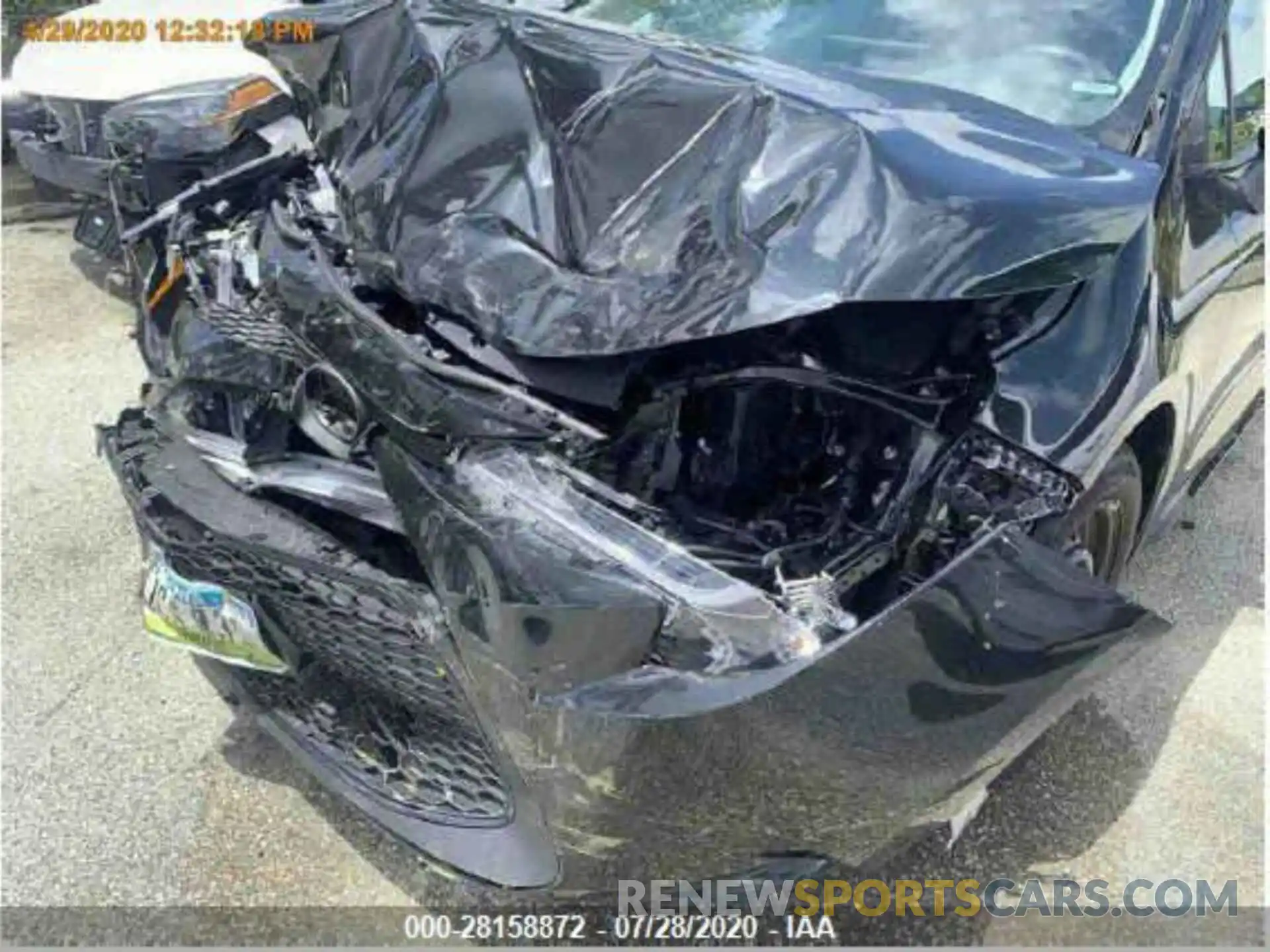 8 Photograph of a damaged car 5YFEPRAE5LP107698 TOYOTA COROLLA 2020