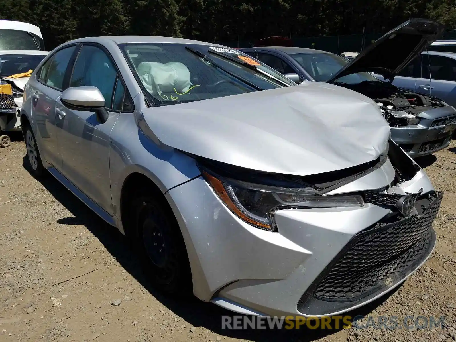 1 Photograph of a damaged car 5YFEPRAE5LP109290 TOYOTA COROLLA 2020