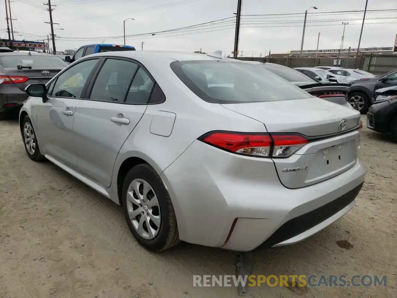 3 Photograph of a damaged car 5YFEPRAE5LP110293 TOYOTA COROLLA 2020