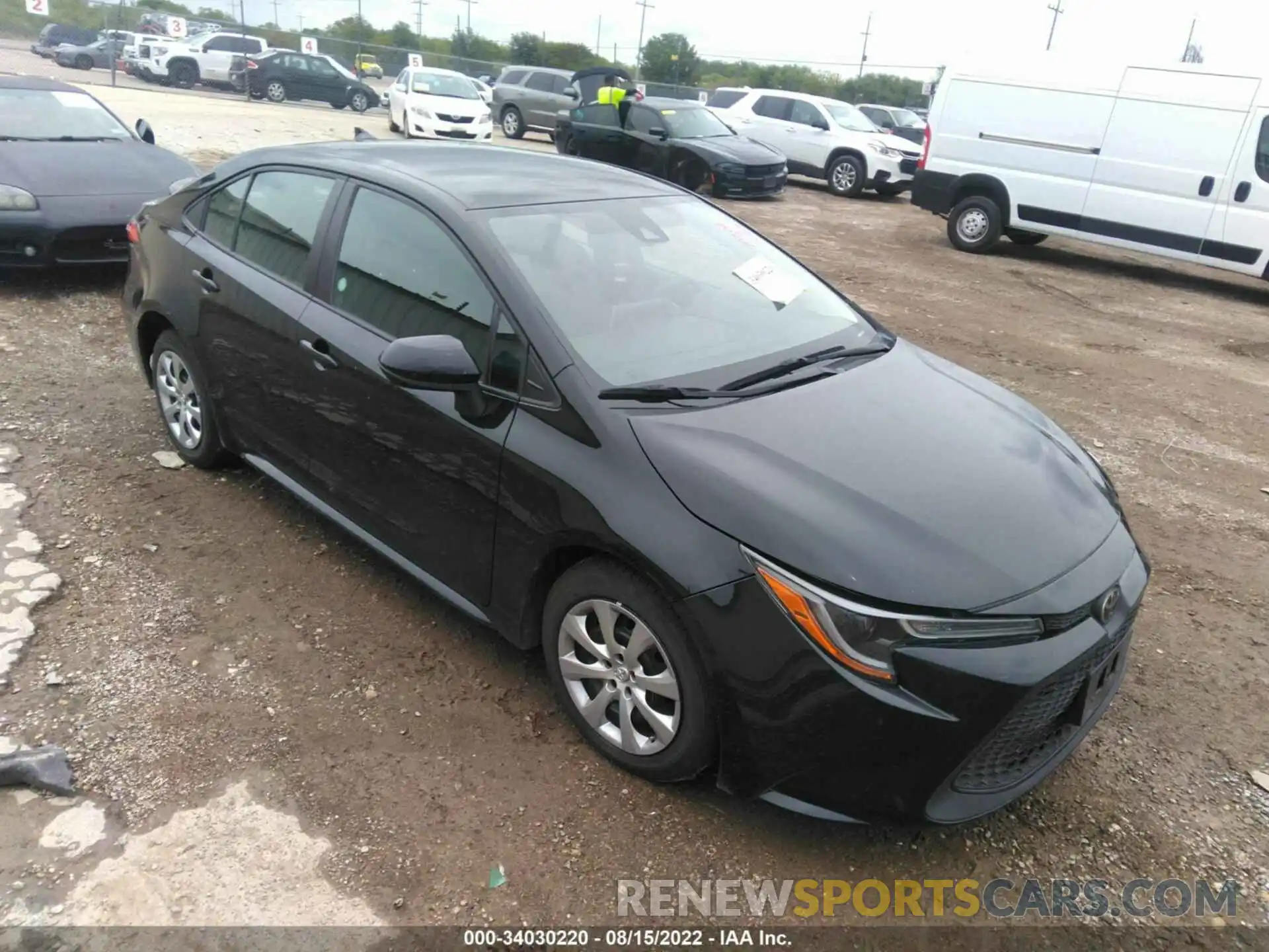 1 Photograph of a damaged car 5YFEPRAE5LP110679 TOYOTA COROLLA 2020