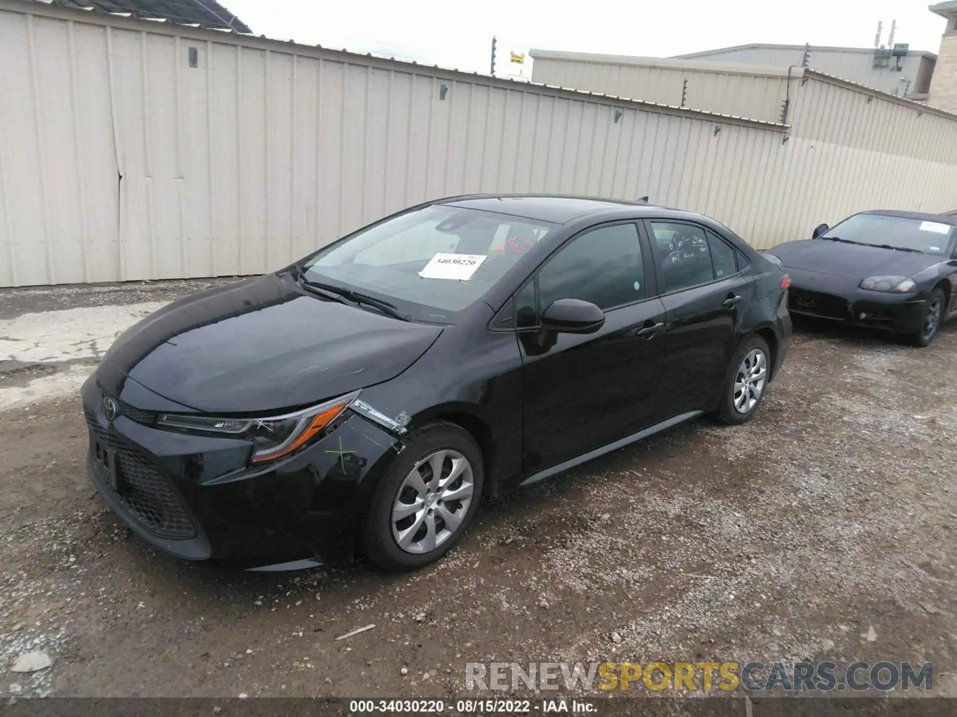 2 Photograph of a damaged car 5YFEPRAE5LP110679 TOYOTA COROLLA 2020