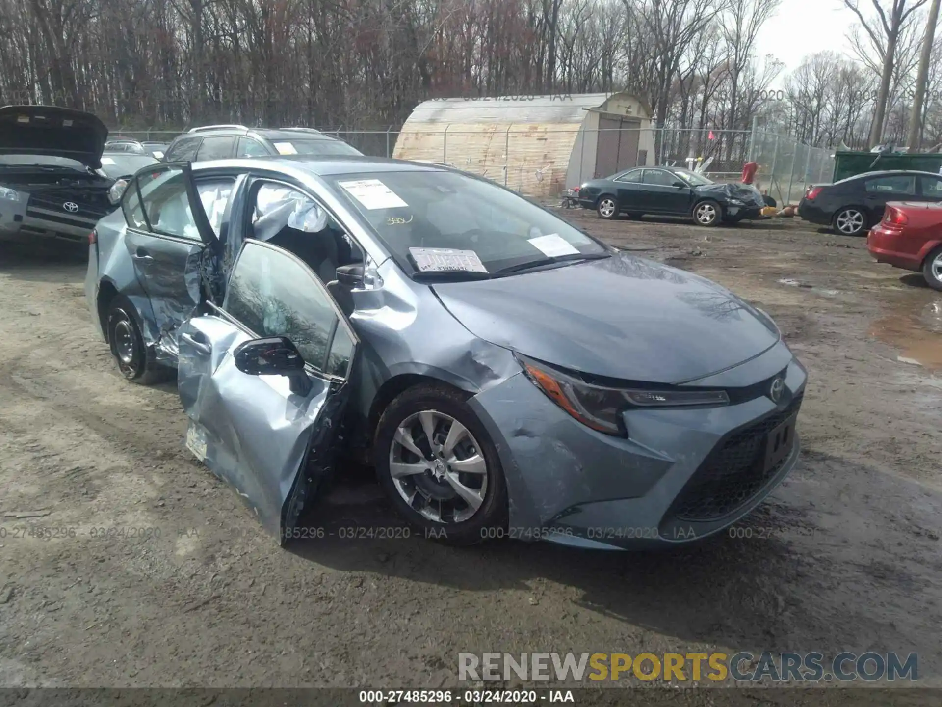 1 Photograph of a damaged car 5YFEPRAE5LP111525 TOYOTA COROLLA 2020