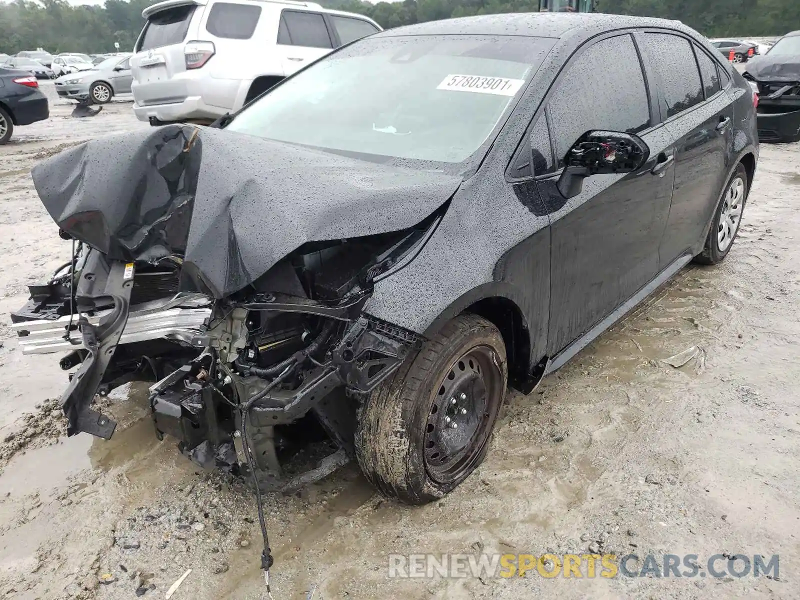 2 Photograph of a damaged car 5YFEPRAE5LP112206 TOYOTA COROLLA 2020