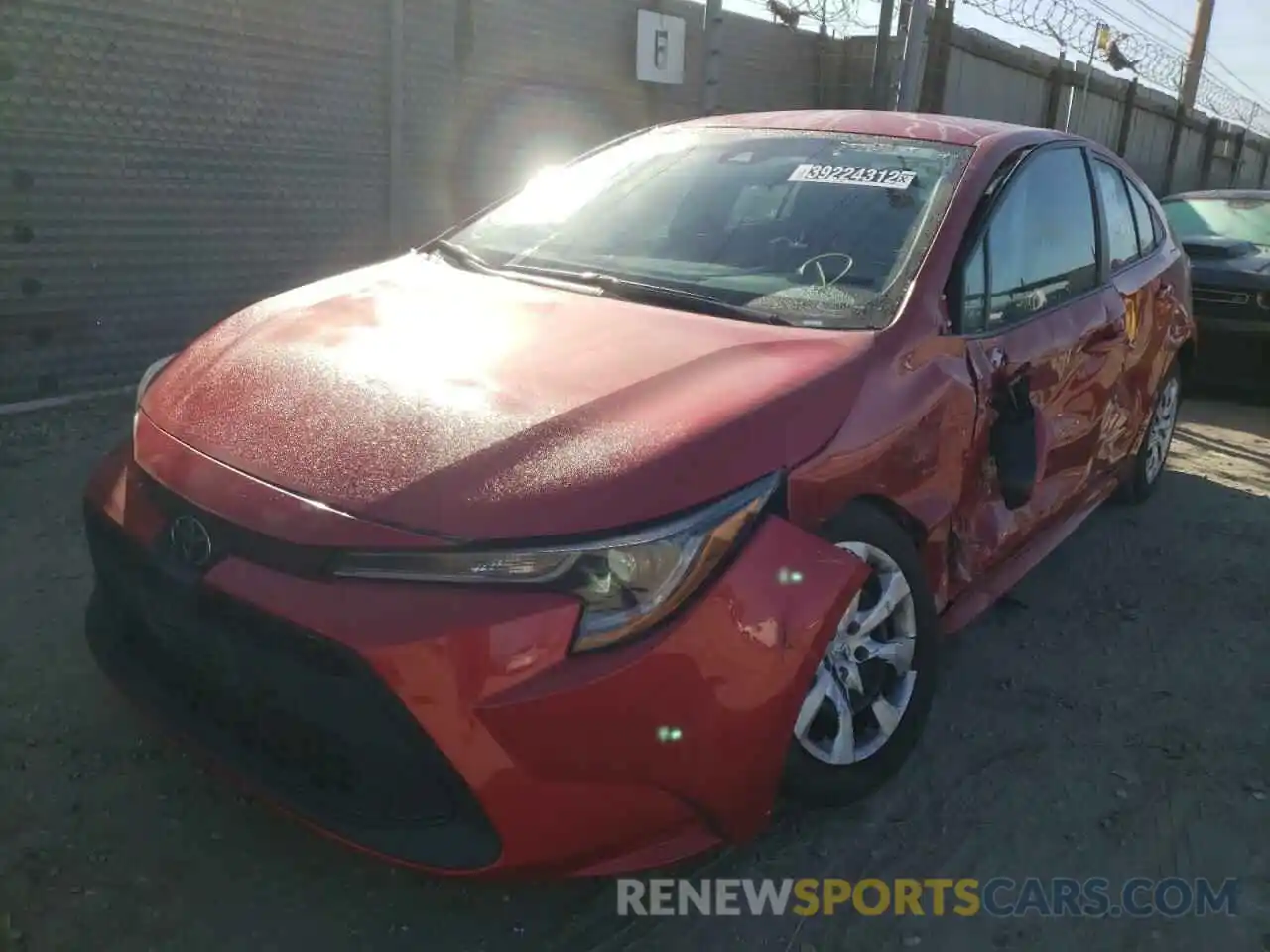 2 Photograph of a damaged car 5YFEPRAE5LP113890 TOYOTA COROLLA 2020