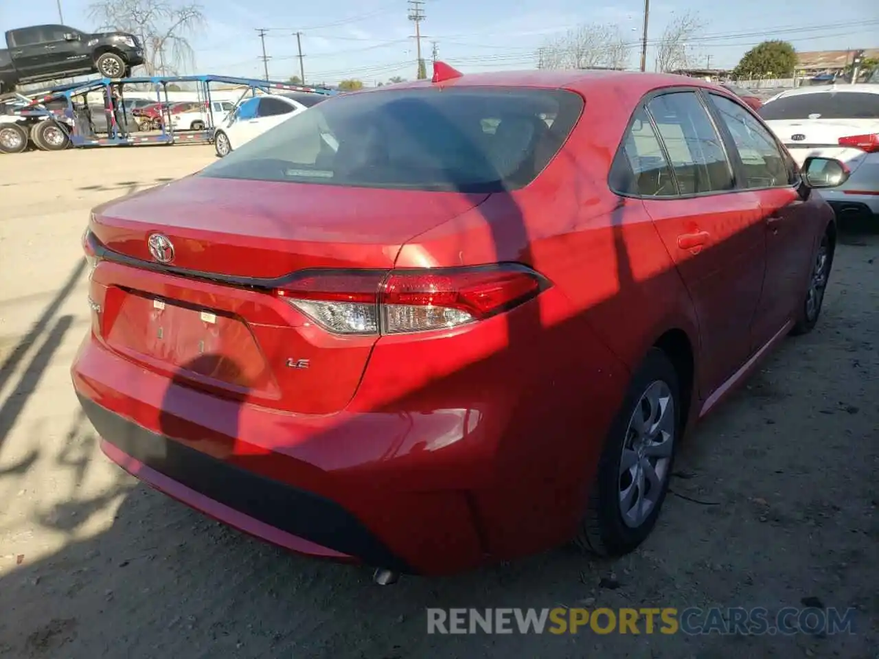 4 Photograph of a damaged car 5YFEPRAE5LP113890 TOYOTA COROLLA 2020