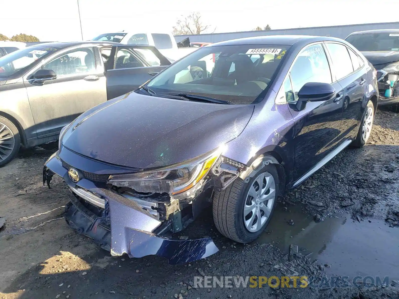 2 Photograph of a damaged car 5YFEPRAE5LP115901 TOYOTA COROLLA 2020