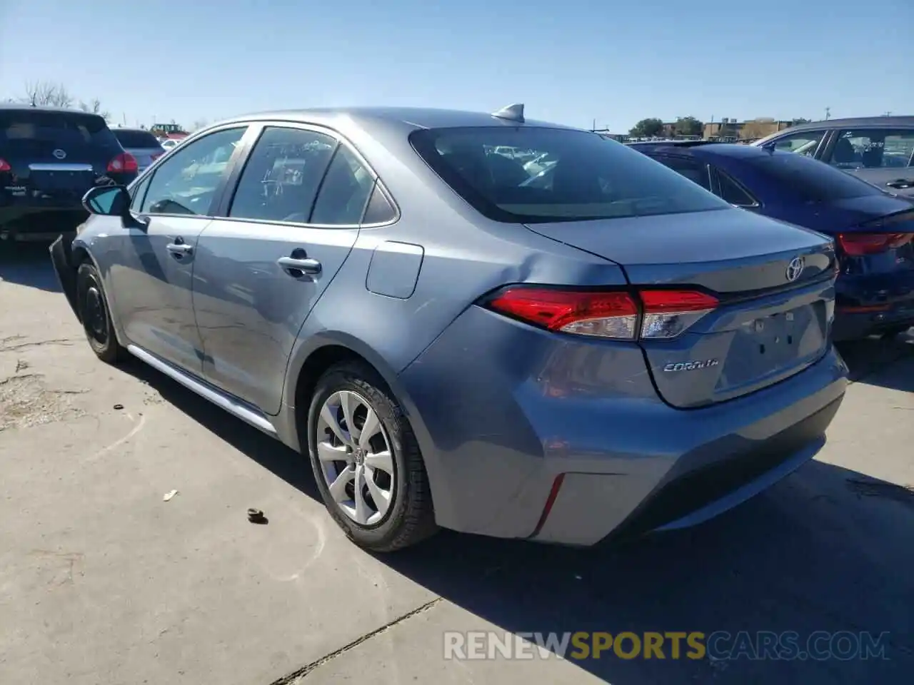 3 Photograph of a damaged car 5YFEPRAE5LP117096 TOYOTA COROLLA 2020