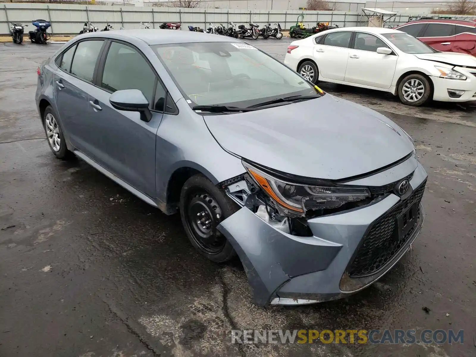 1 Photograph of a damaged car 5YFEPRAE5LP117633 TOYOTA COROLLA 2020