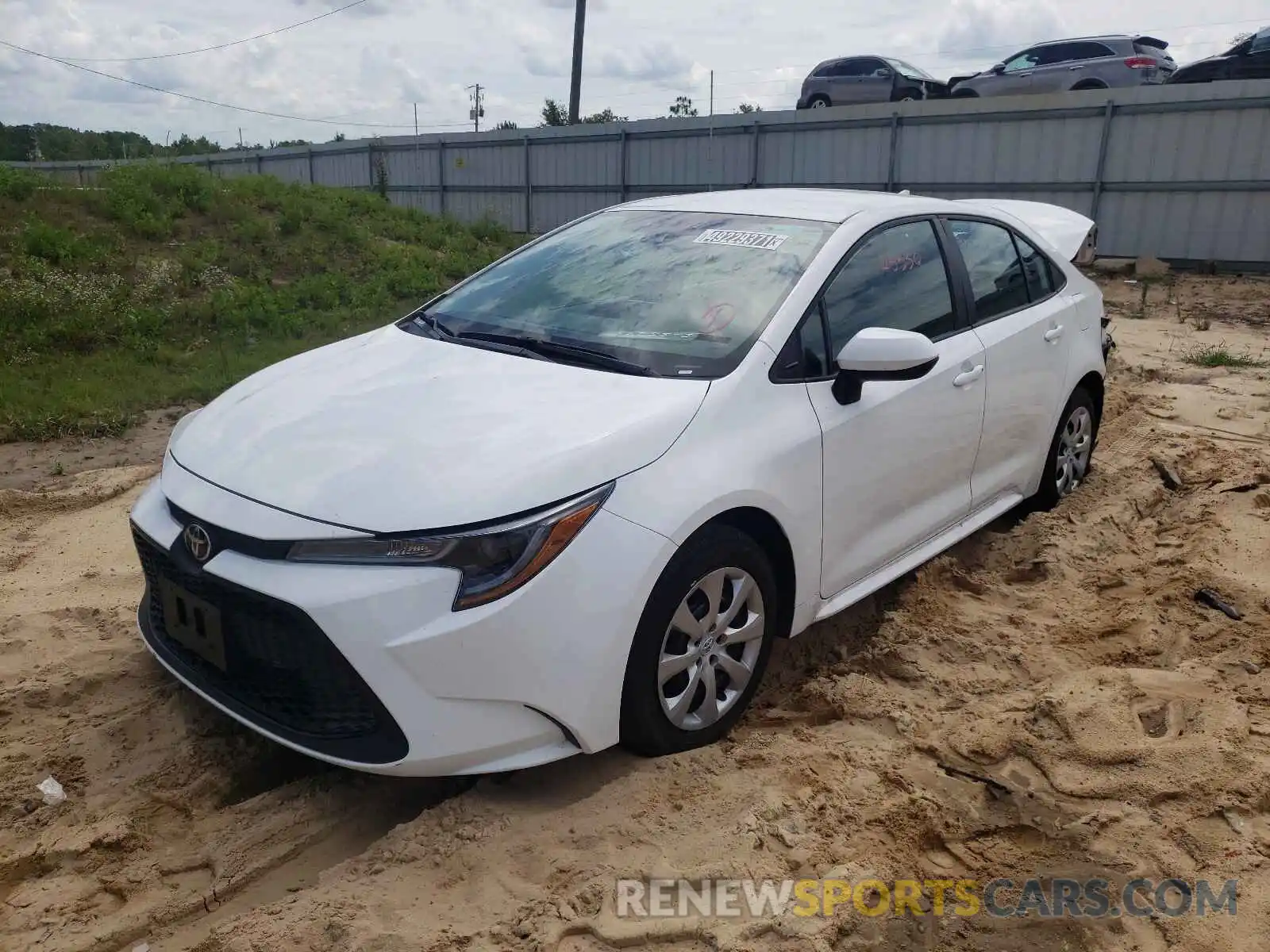 2 Photograph of a damaged car 5YFEPRAE5LP117731 TOYOTA COROLLA 2020