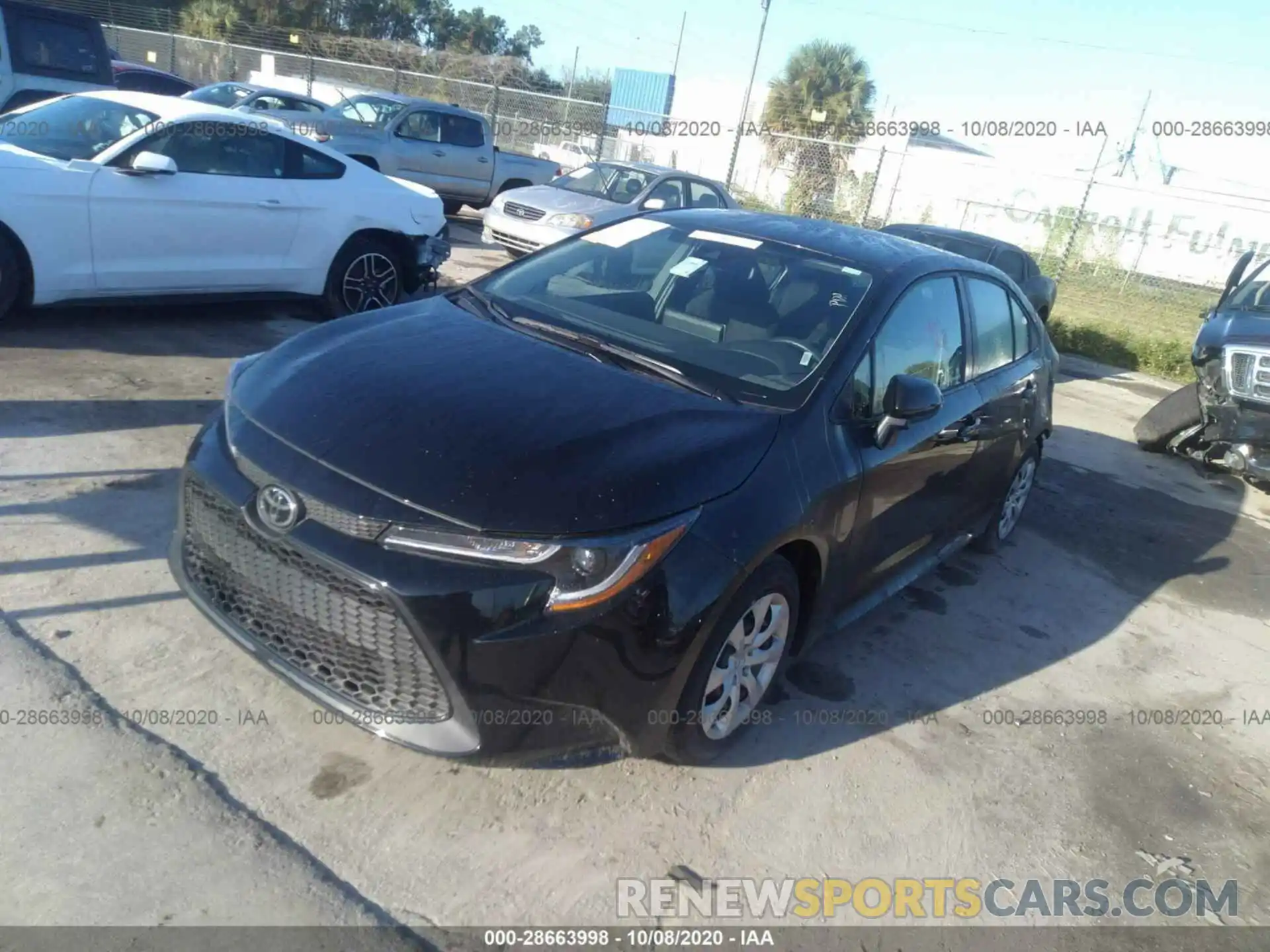 2 Photograph of a damaged car 5YFEPRAE5LP117759 TOYOTA COROLLA 2020