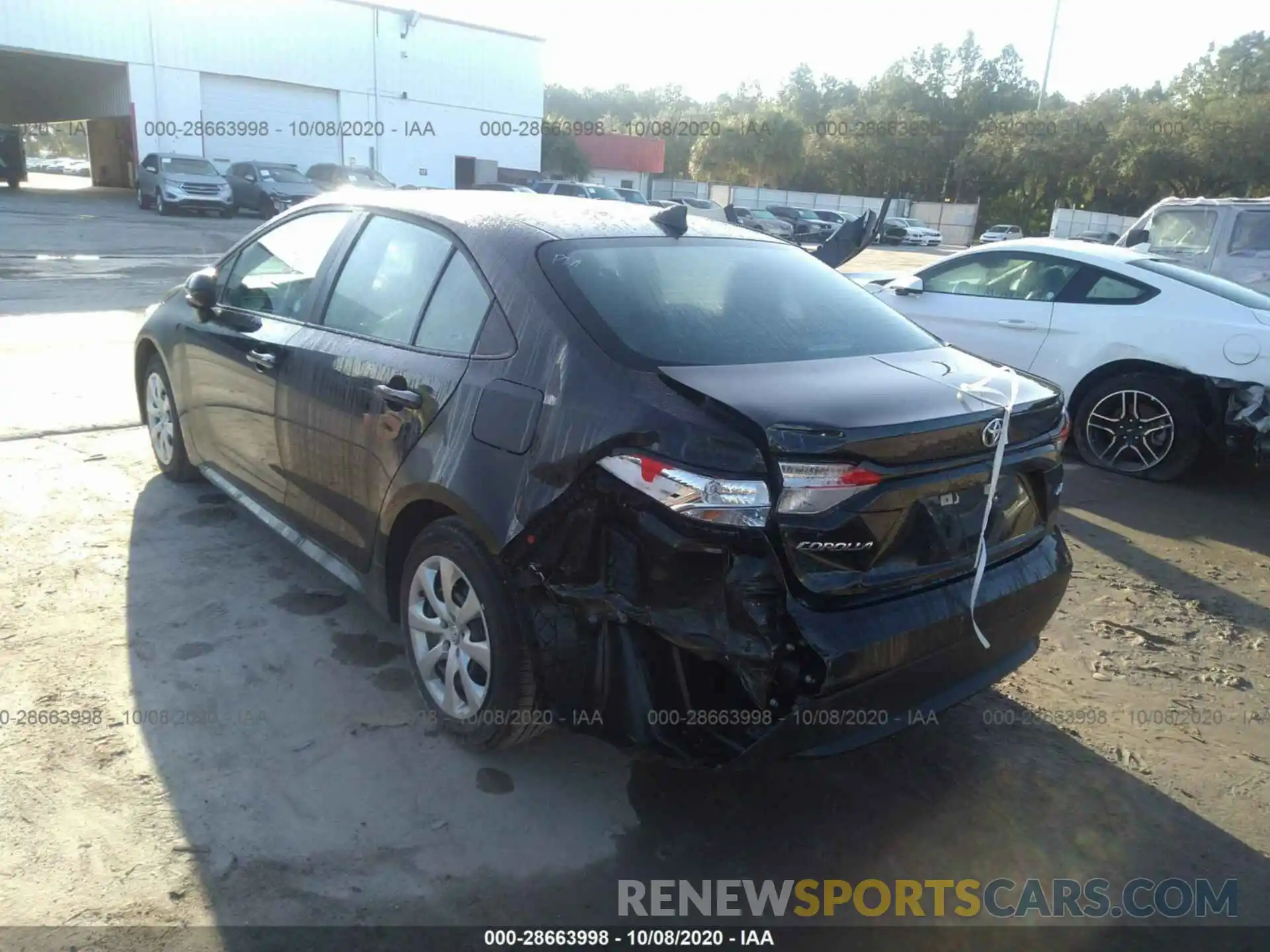 3 Photograph of a damaged car 5YFEPRAE5LP117759 TOYOTA COROLLA 2020