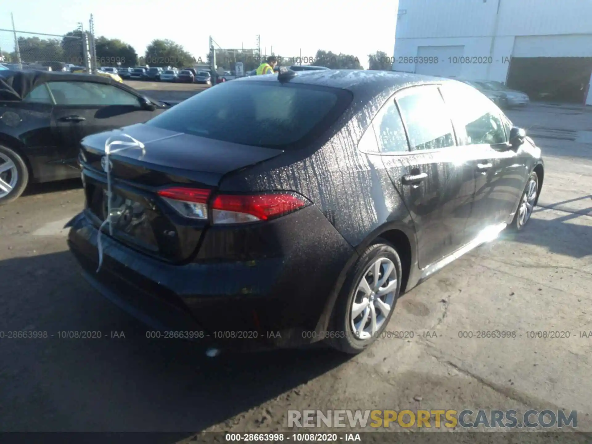 4 Photograph of a damaged car 5YFEPRAE5LP117759 TOYOTA COROLLA 2020