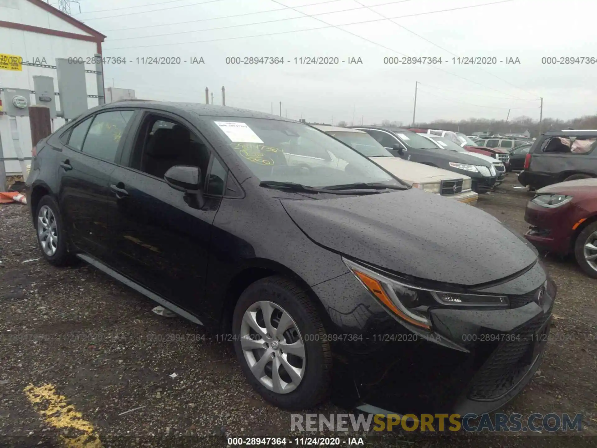 1 Photograph of a damaged car 5YFEPRAE5LP118054 TOYOTA COROLLA 2020