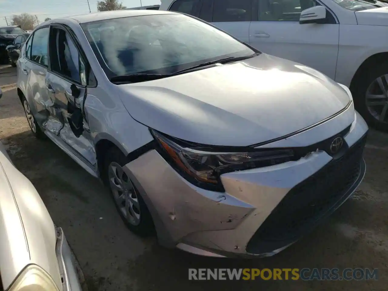 1 Photograph of a damaged car 5YFEPRAE5LP118149 TOYOTA COROLLA 2020