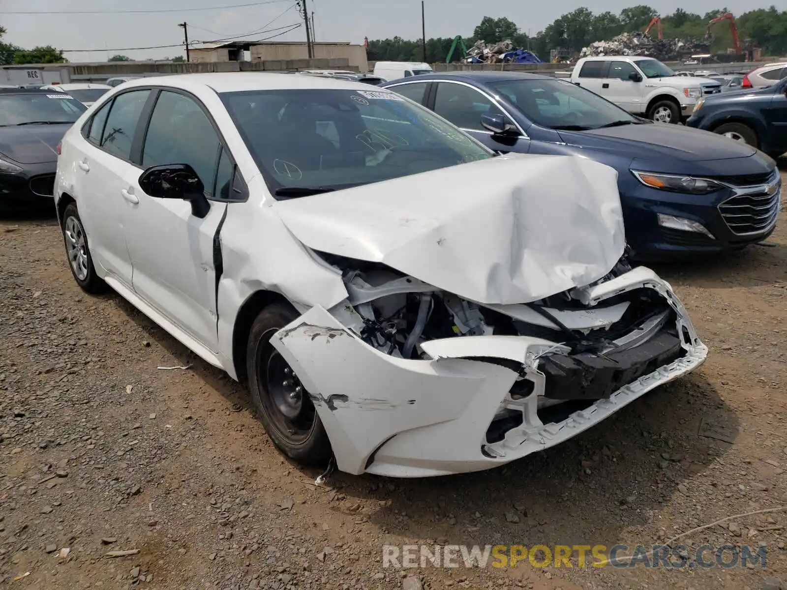 1 Photograph of a damaged car 5YFEPRAE5LP118541 TOYOTA COROLLA 2020