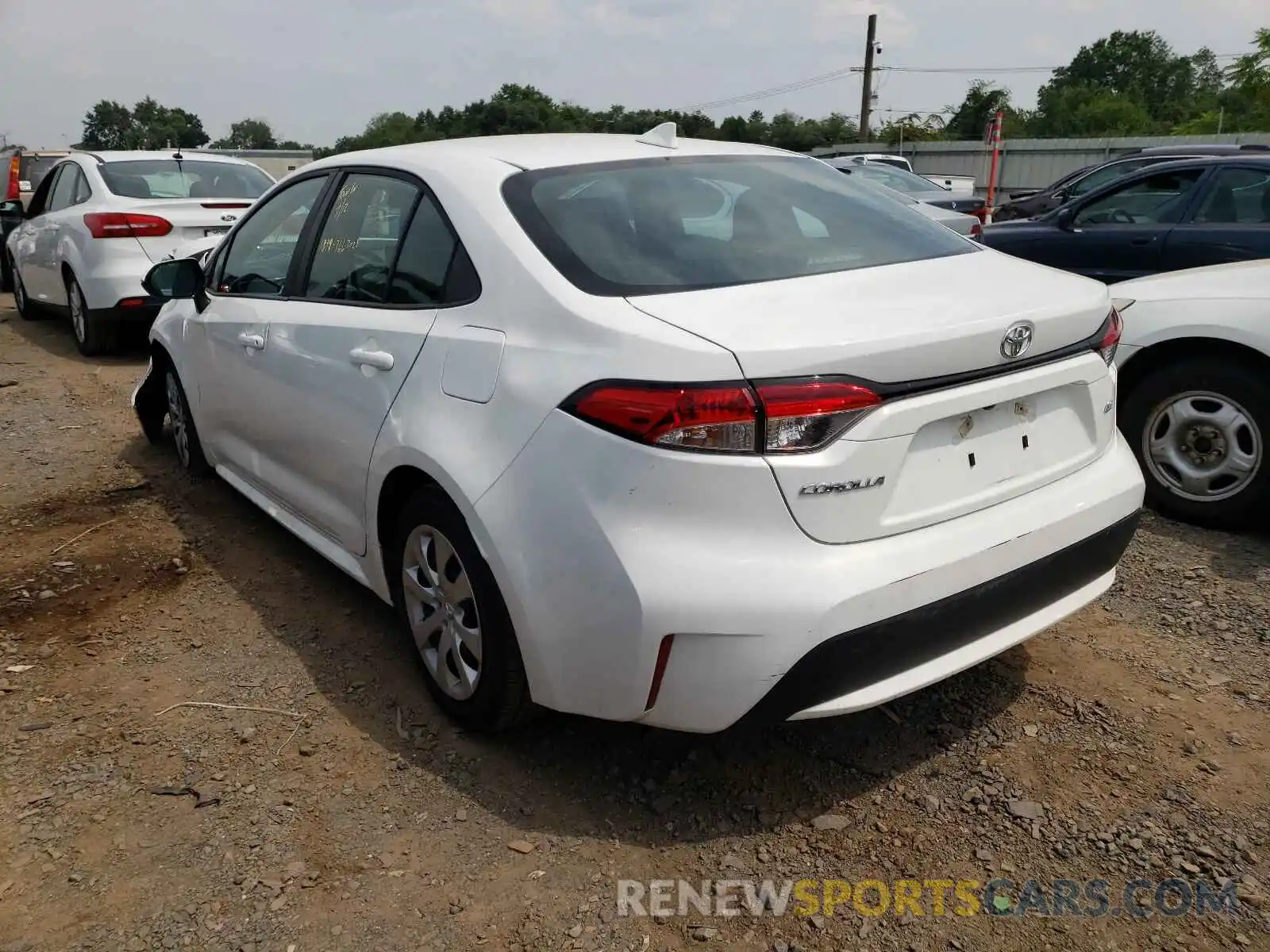 3 Photograph of a damaged car 5YFEPRAE5LP118541 TOYOTA COROLLA 2020