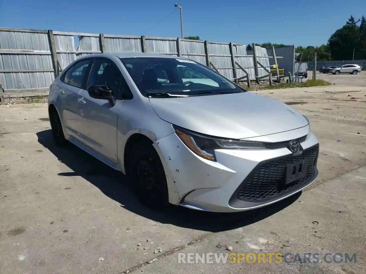 1 Photograph of a damaged car 5YFEPRAE5LP118782 TOYOTA COROLLA 2020