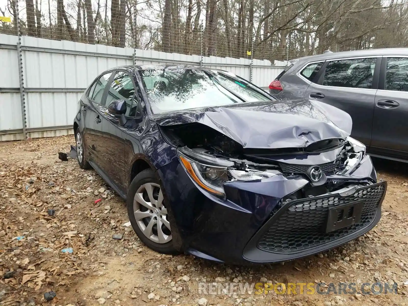 1 Photograph of a damaged car 5YFEPRAE5LP119222 TOYOTA COROLLA 2020