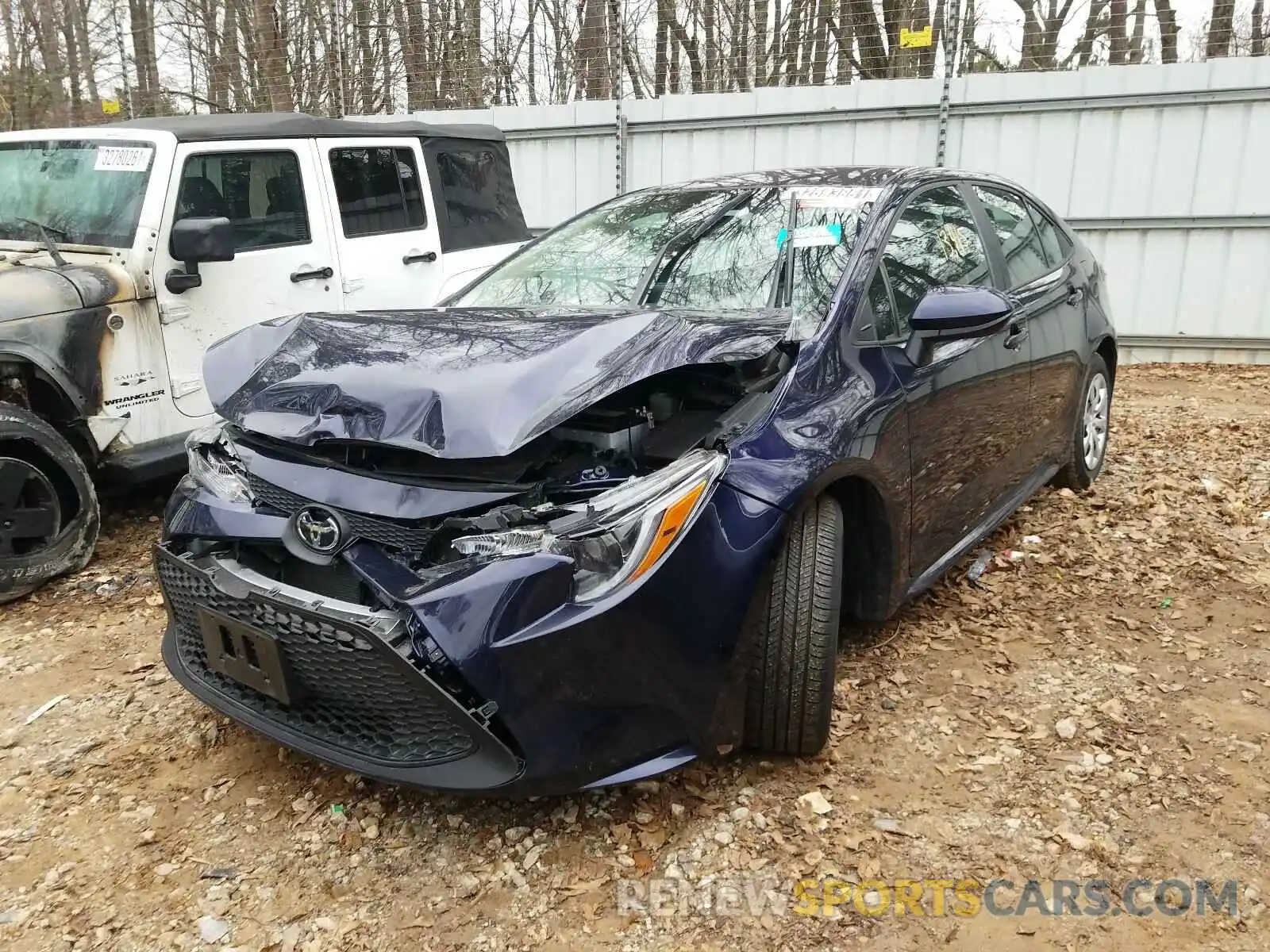 2 Фотография поврежденного автомобиля 5YFEPRAE5LP119222 TOYOTA COROLLA 2020