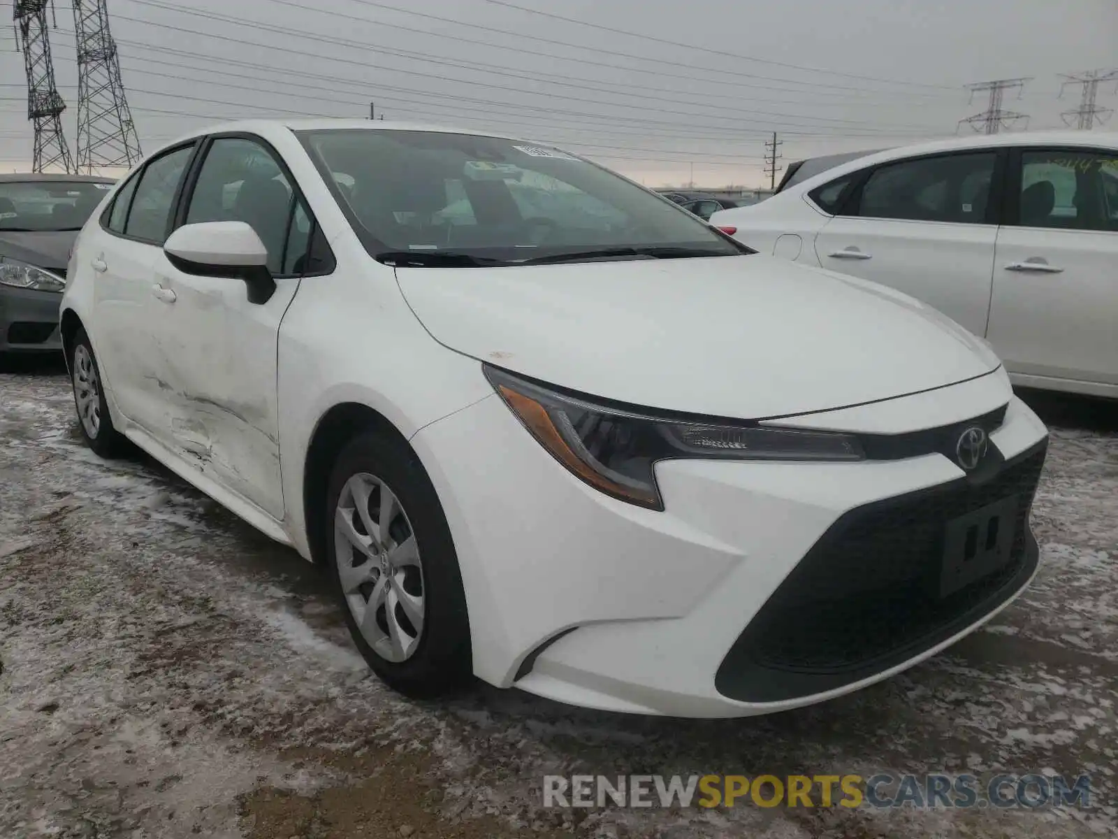 1 Photograph of a damaged car 5YFEPRAE5LP120659 TOYOTA COROLLA 2020