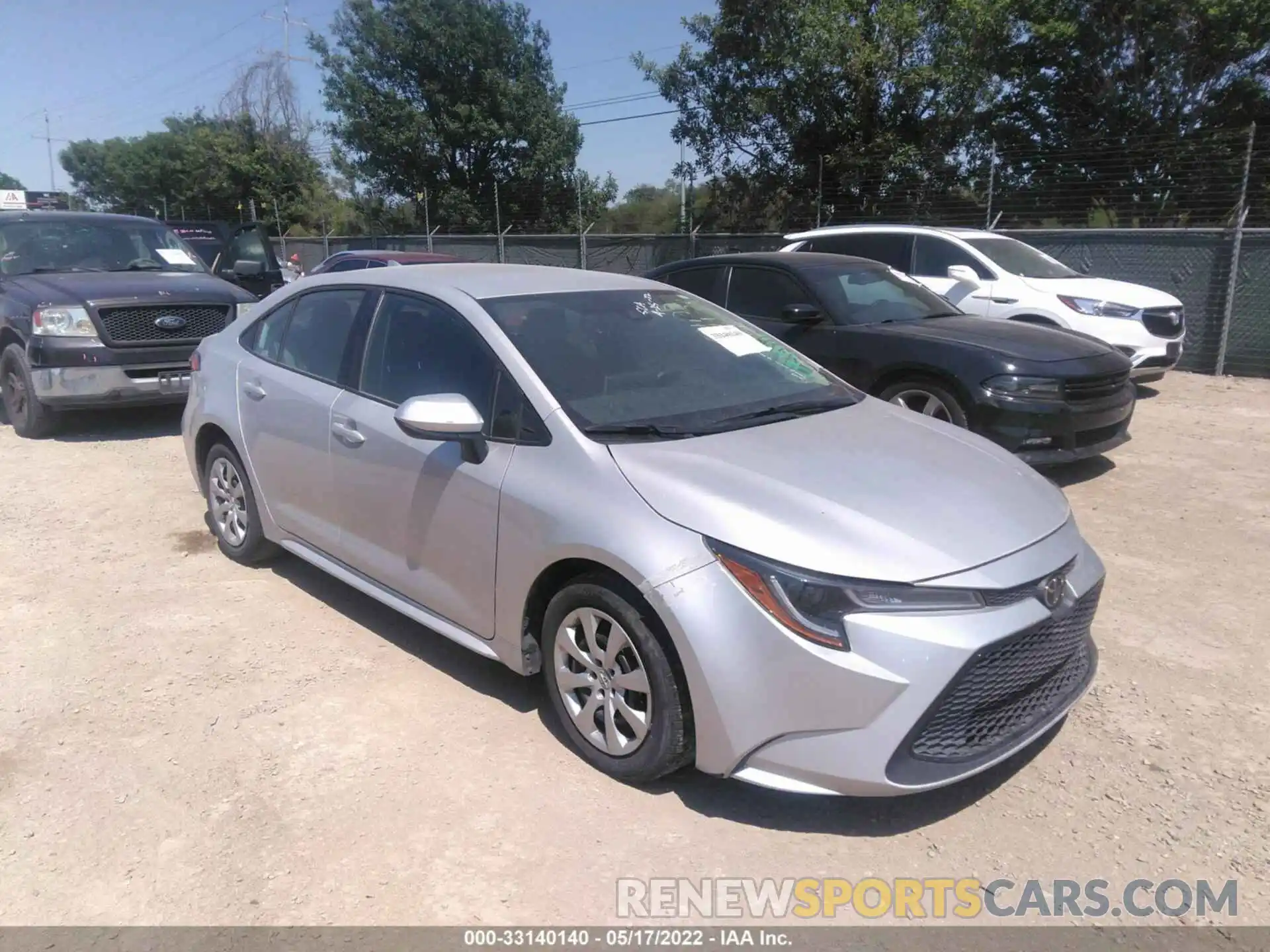 1 Photograph of a damaged car 5YFEPRAE5LP121410 TOYOTA COROLLA 2020