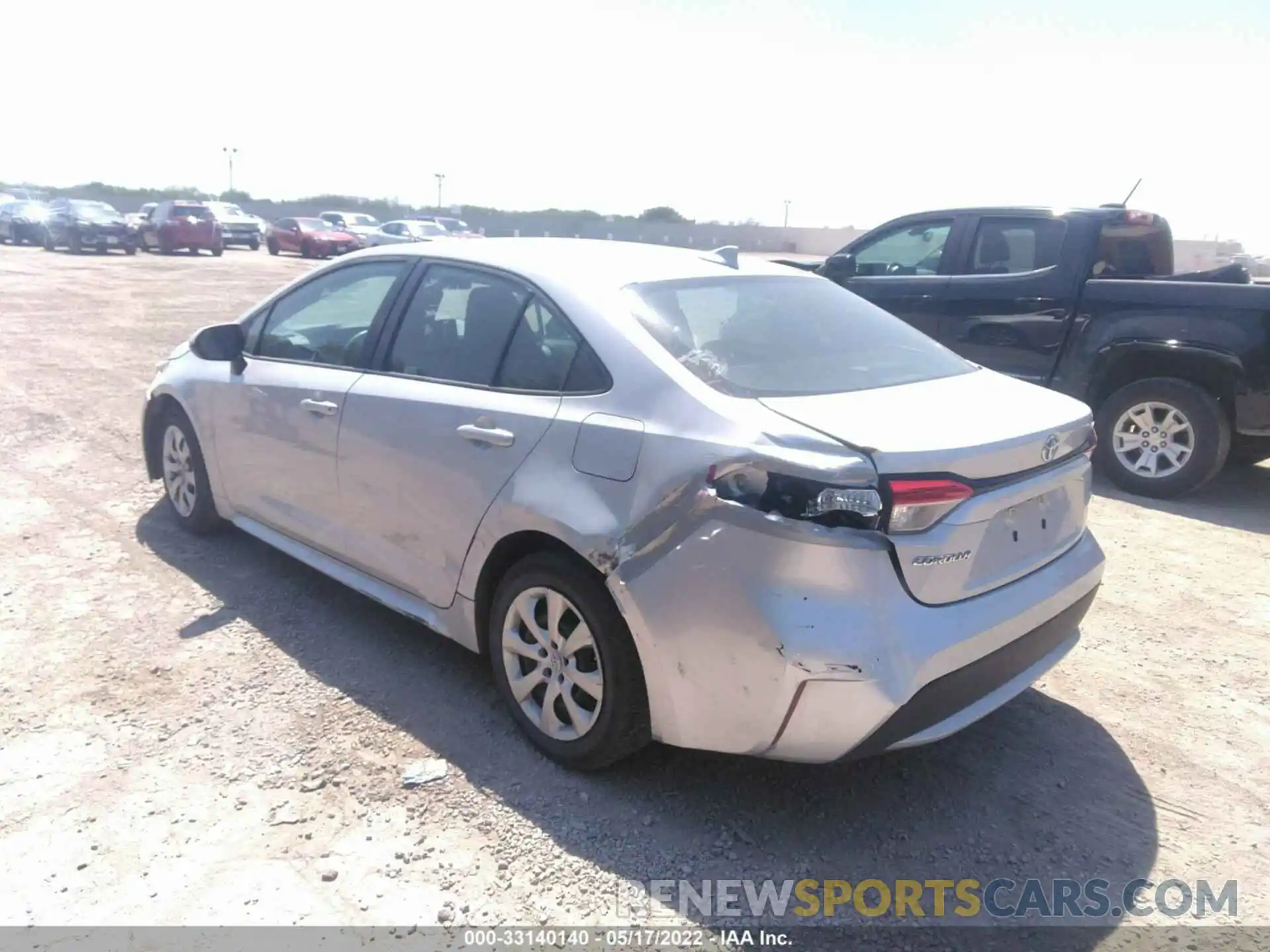 3 Photograph of a damaged car 5YFEPRAE5LP121410 TOYOTA COROLLA 2020