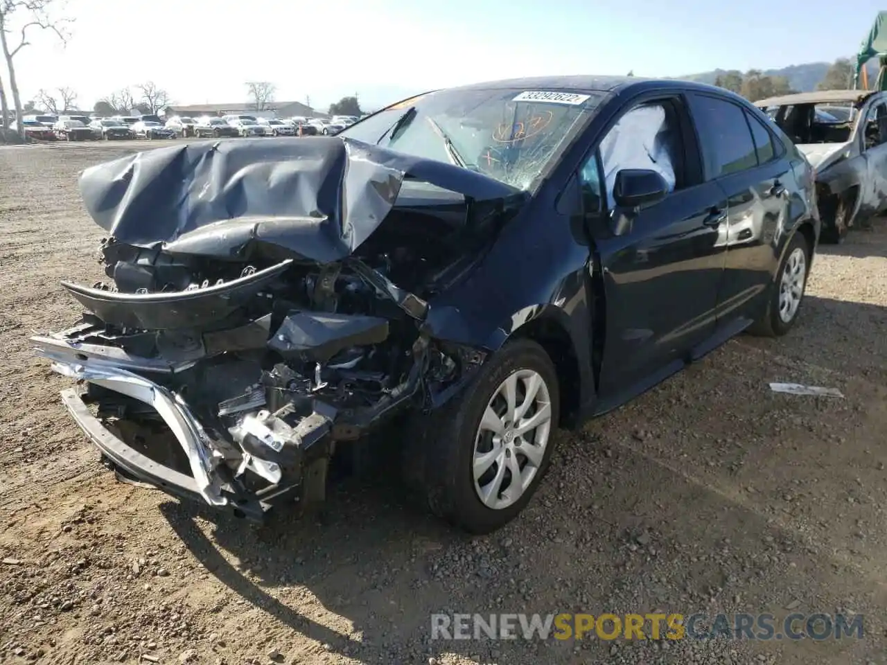 2 Photograph of a damaged car 5YFEPRAE5LP121441 TOYOTA COROLLA 2020