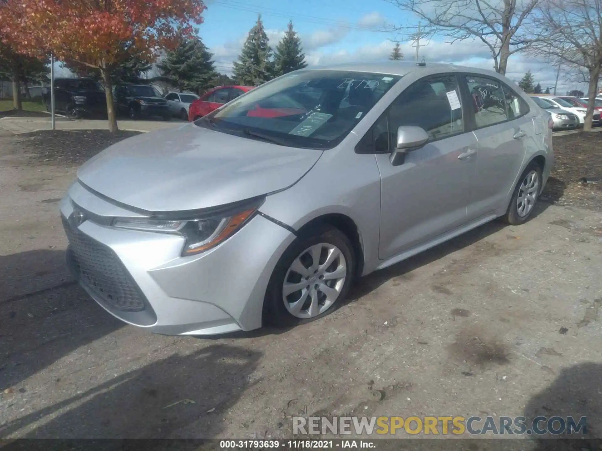 2 Photograph of a damaged car 5YFEPRAE5LP121553 TOYOTA COROLLA 2020