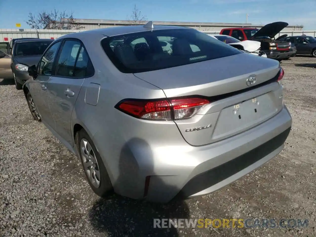 3 Photograph of a damaged car 5YFEPRAE5LP121780 TOYOTA COROLLA 2020