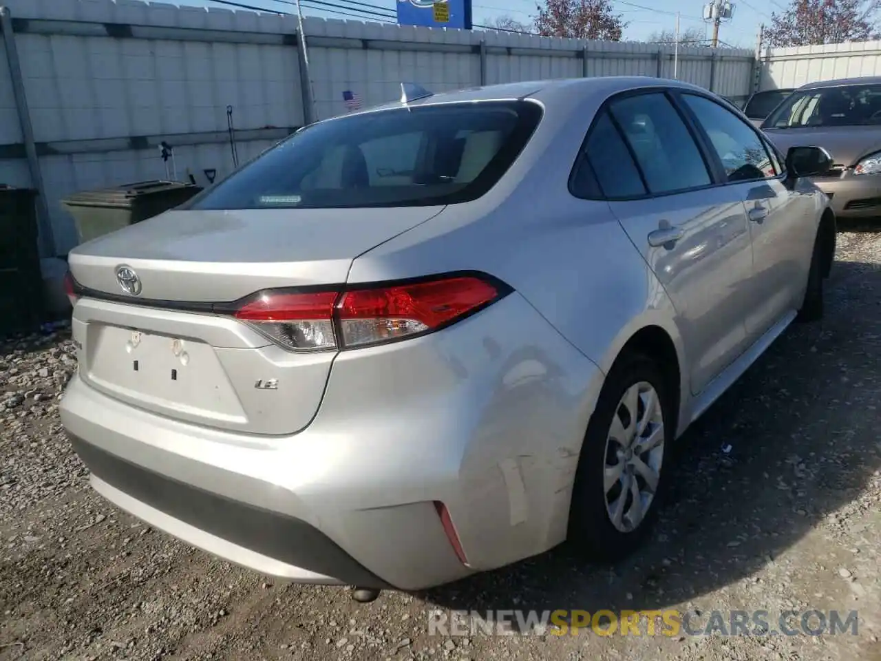 4 Photograph of a damaged car 5YFEPRAE5LP121780 TOYOTA COROLLA 2020