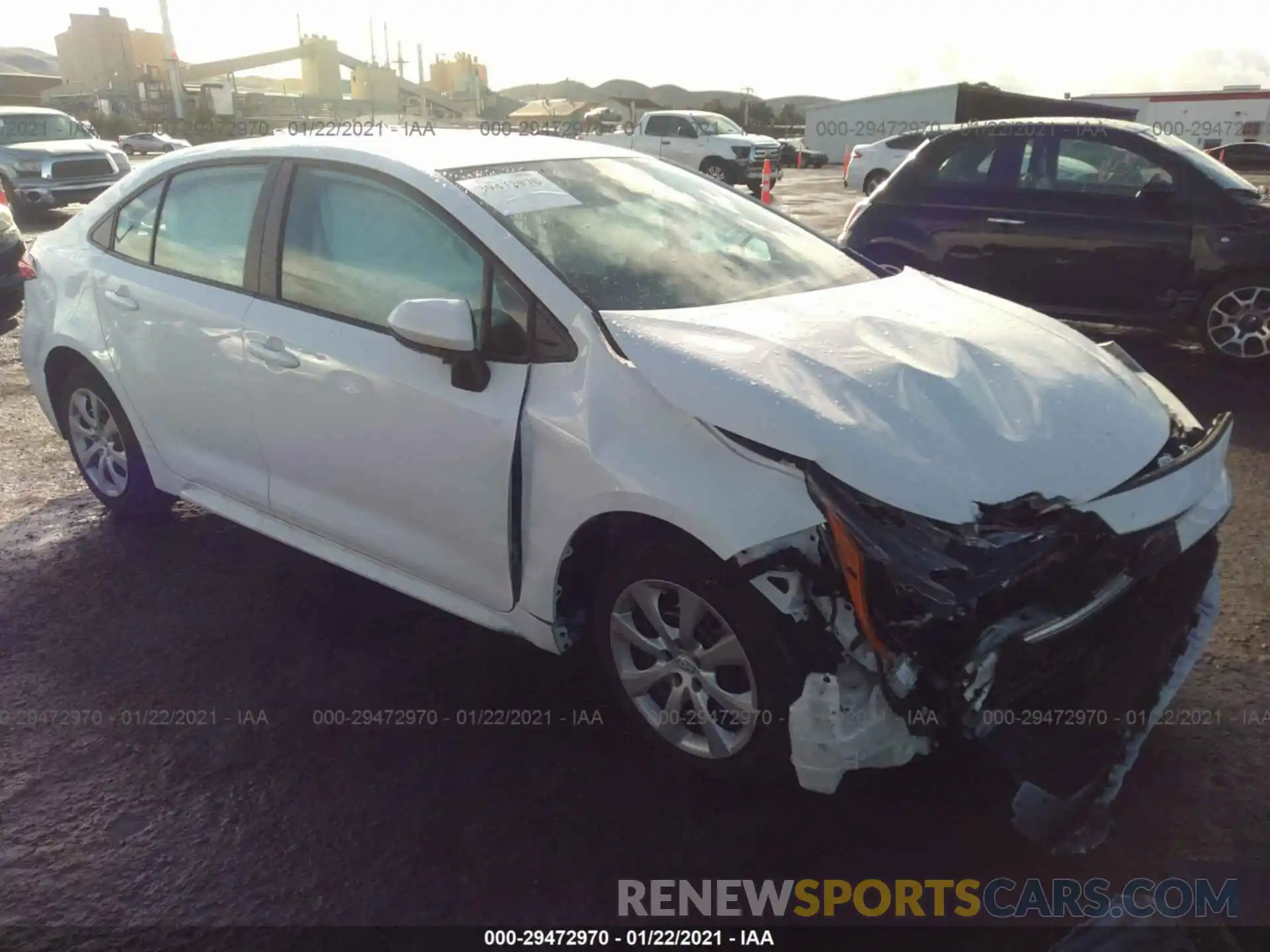 1 Фотография поврежденного автомобиля 5YFEPRAE5LP122265 TOYOTA COROLLA 2020