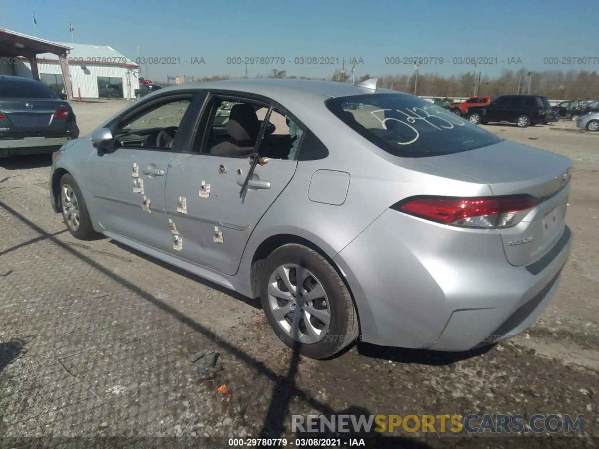 3 Photograph of a damaged car 5YFEPRAE5LP124534 TOYOTA COROLLA 2020