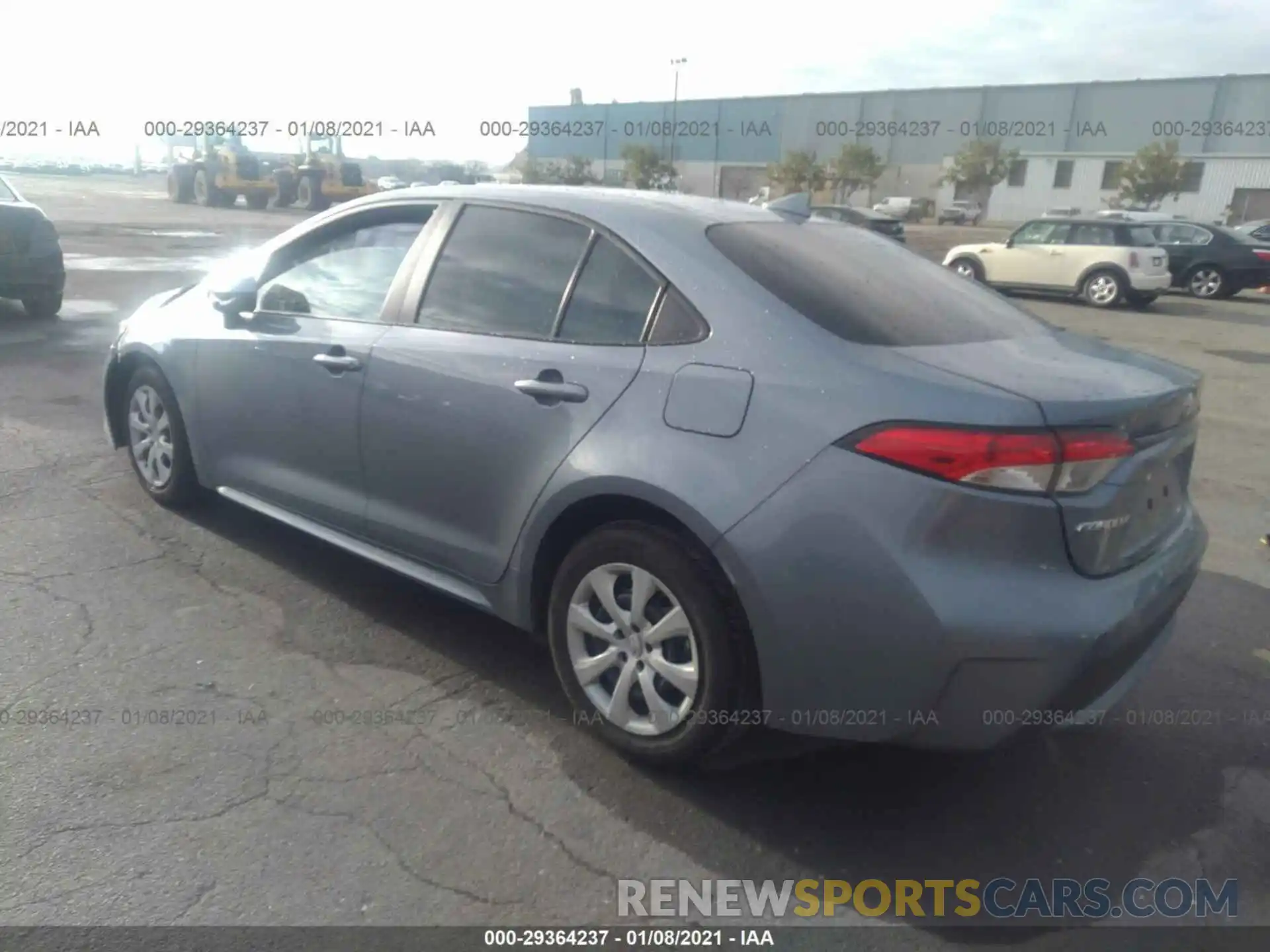 3 Photograph of a damaged car 5YFEPRAE5LP124825 TOYOTA COROLLA 2020