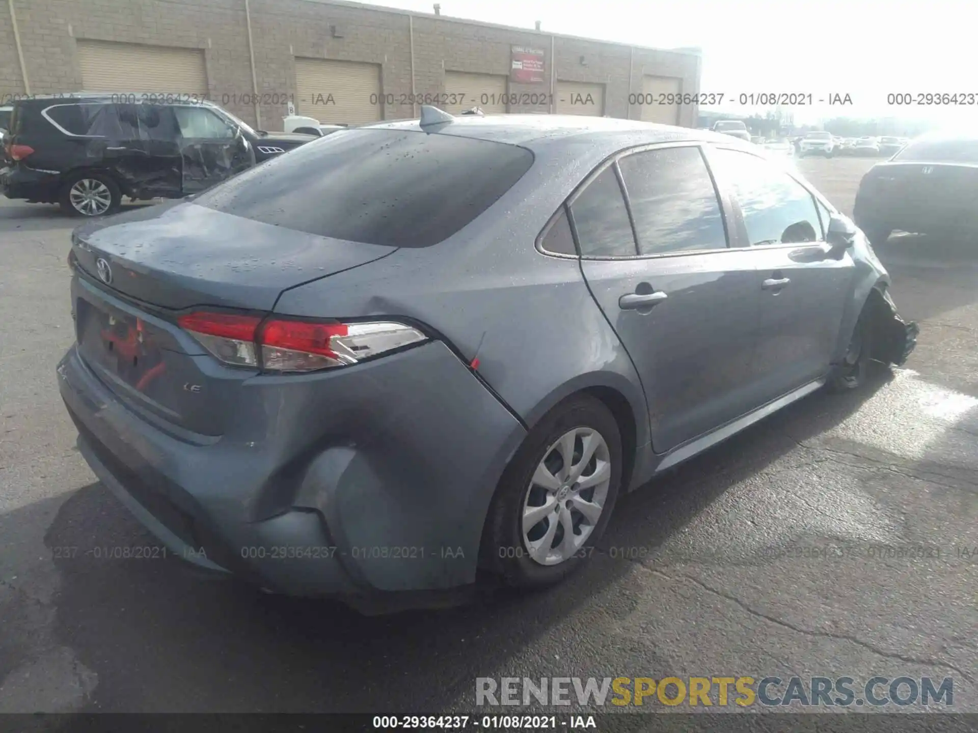 4 Photograph of a damaged car 5YFEPRAE5LP124825 TOYOTA COROLLA 2020