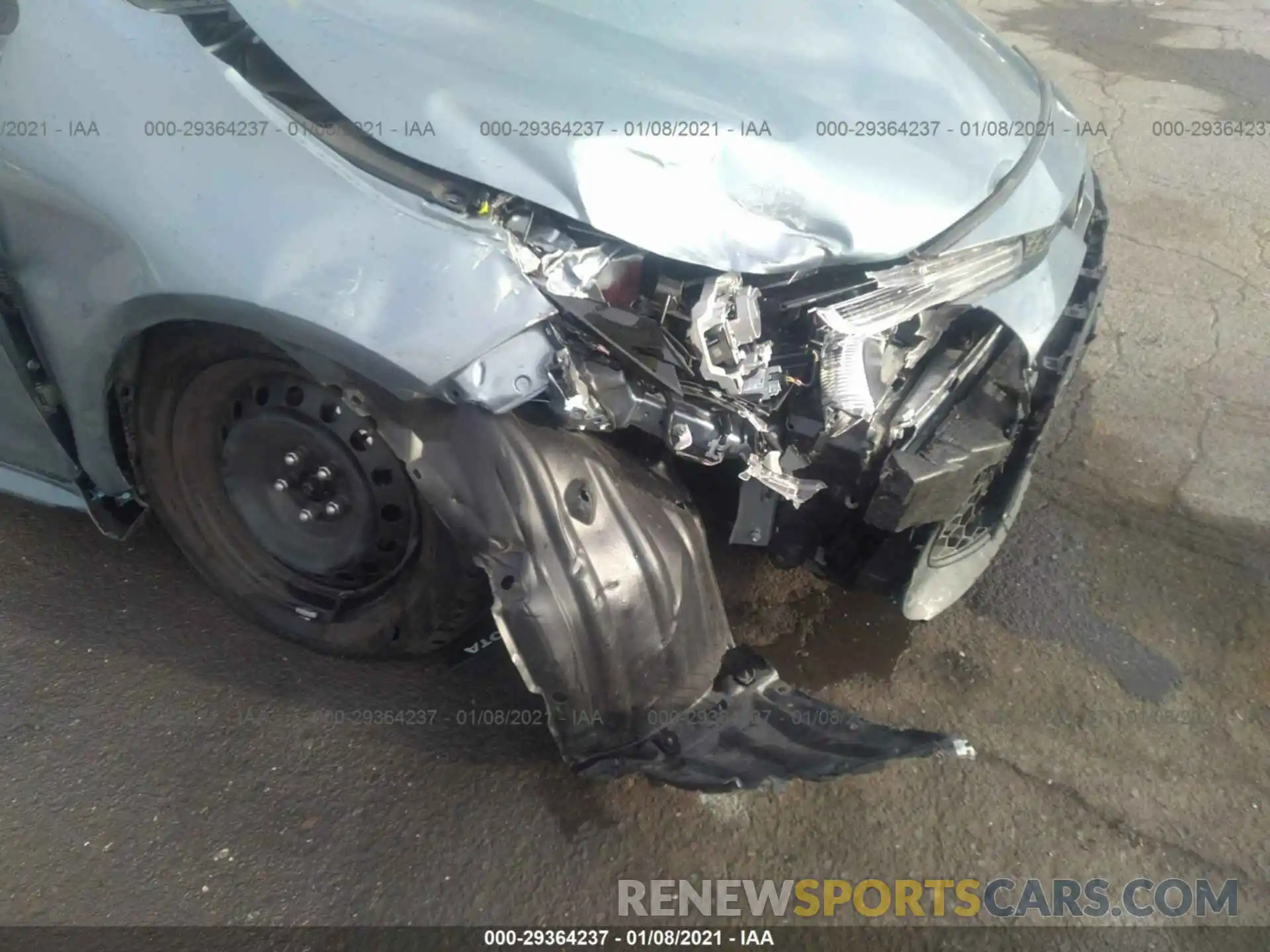 6 Photograph of a damaged car 5YFEPRAE5LP124825 TOYOTA COROLLA 2020