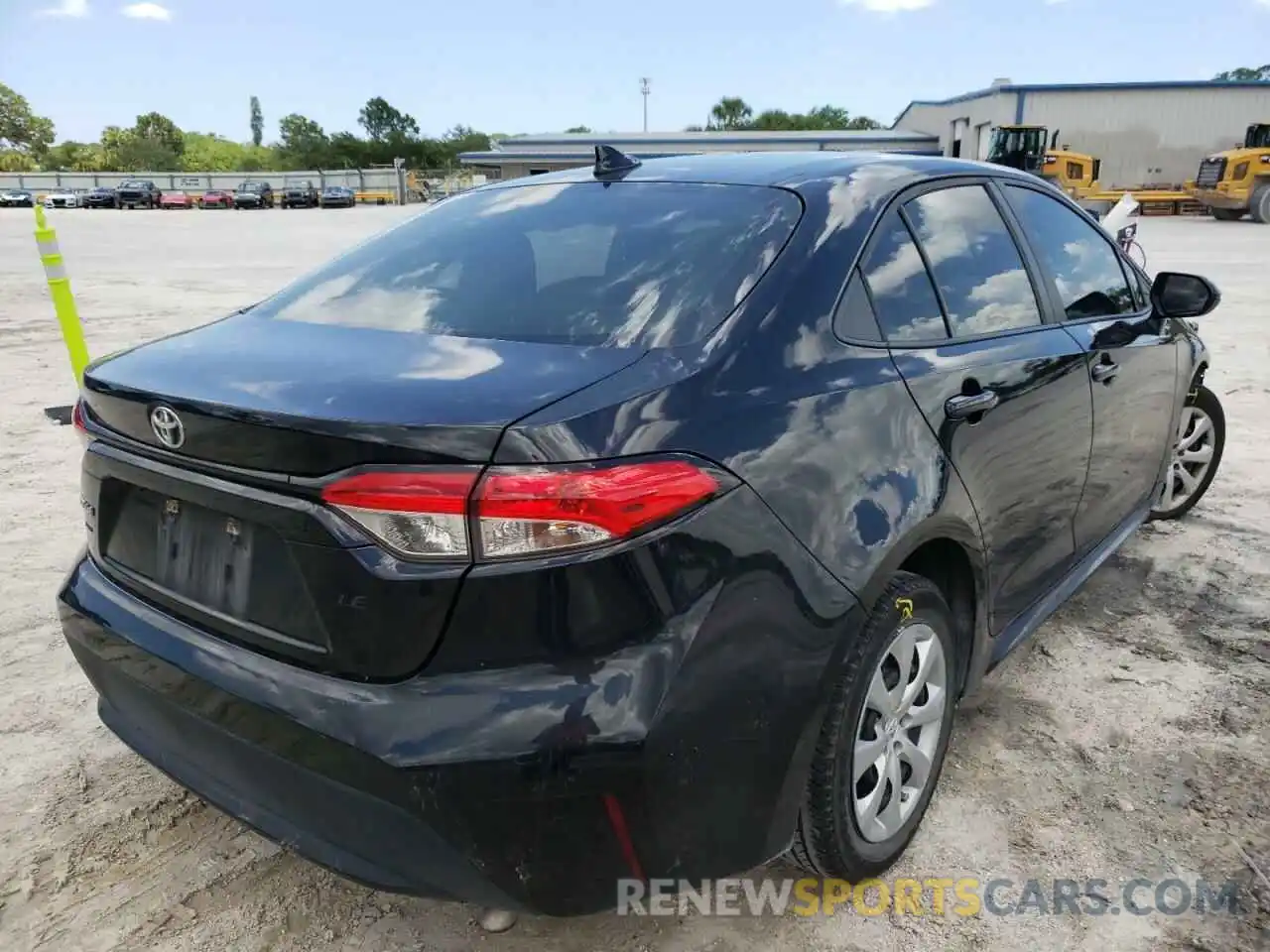 4 Photograph of a damaged car 5YFEPRAE5LP125750 TOYOTA COROLLA 2020