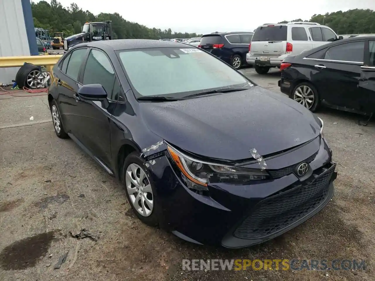 1 Photograph of a damaged car 5YFEPRAE5LP127336 TOYOTA COROLLA 2020