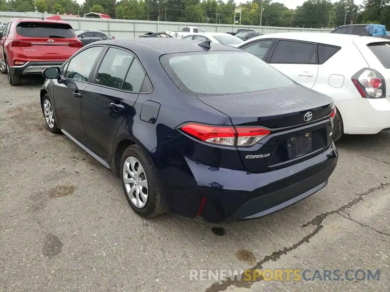 3 Photograph of a damaged car 5YFEPRAE5LP127336 TOYOTA COROLLA 2020