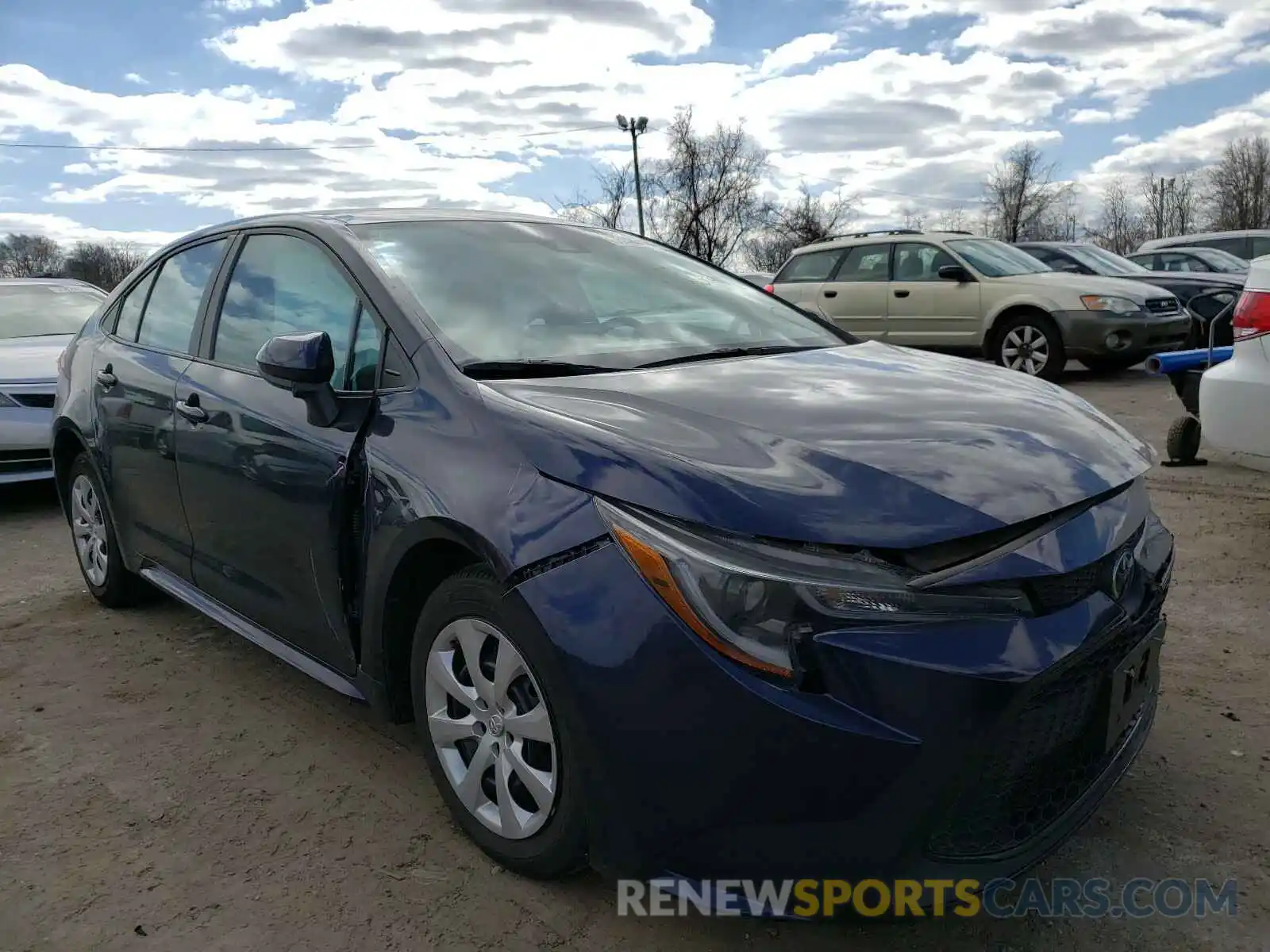 1 Photograph of a damaged car 5YFEPRAE5LP127627 TOYOTA COROLLA 2020