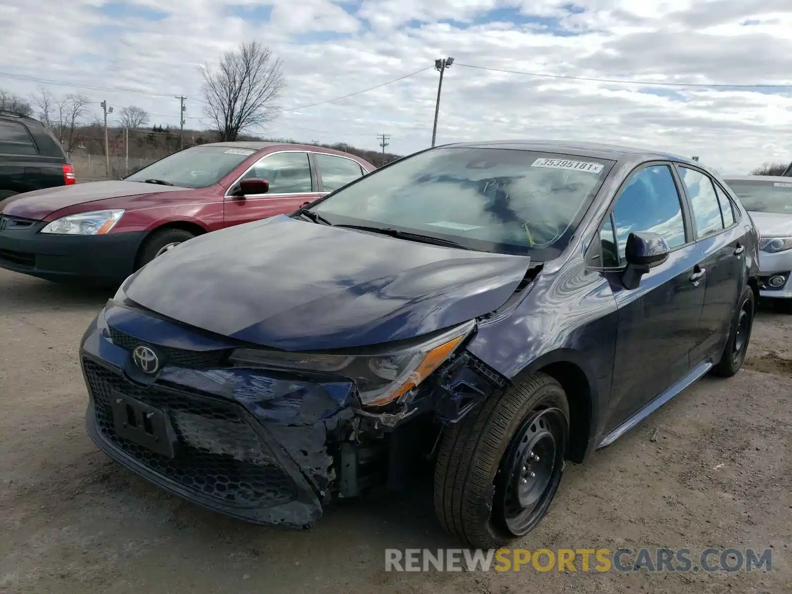 2 Photograph of a damaged car 5YFEPRAE5LP127627 TOYOTA COROLLA 2020